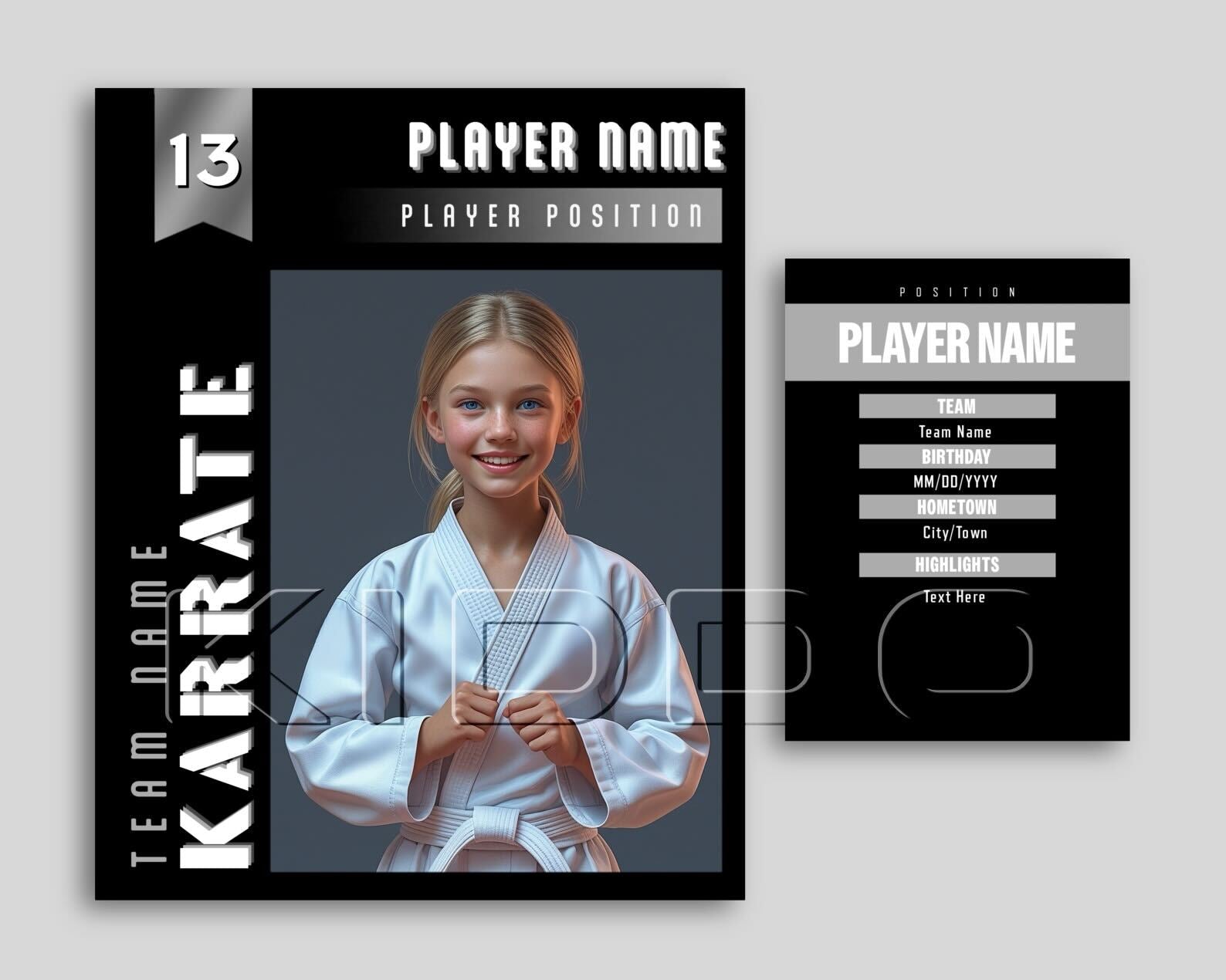 Karate girl